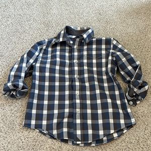 UnTuckit “Rudy” Plaid Button Down Shirt, 4-5T